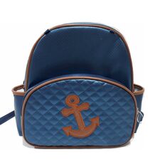 Mochila Grande Azul na Vila Olímpia