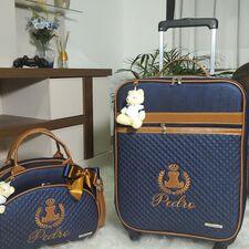 Mala com Rodinhas de Qualidade e Bolsa Maternidade